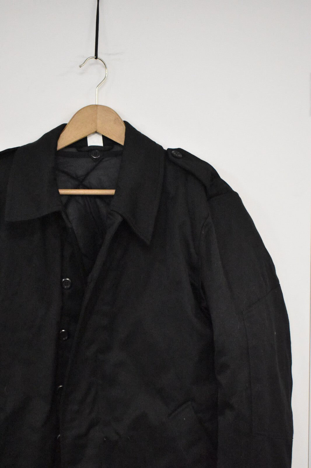 Polish Army GROM Special Forces Black Jacket – Size 42" Chest – Removable Liner