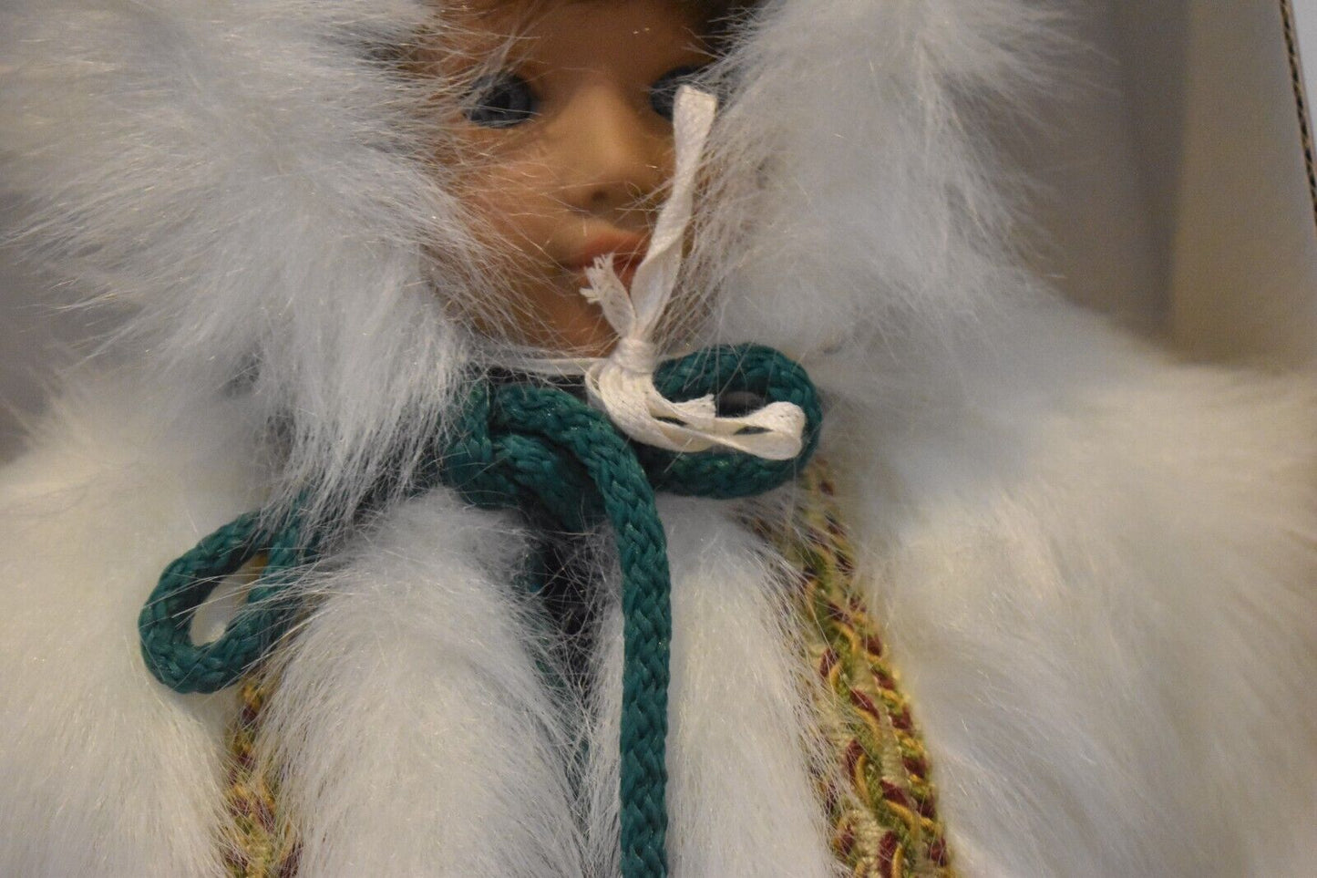 D'Azucar Native Alaskan Eskimo Doll Hard Plastic Spanish Doll Boxed