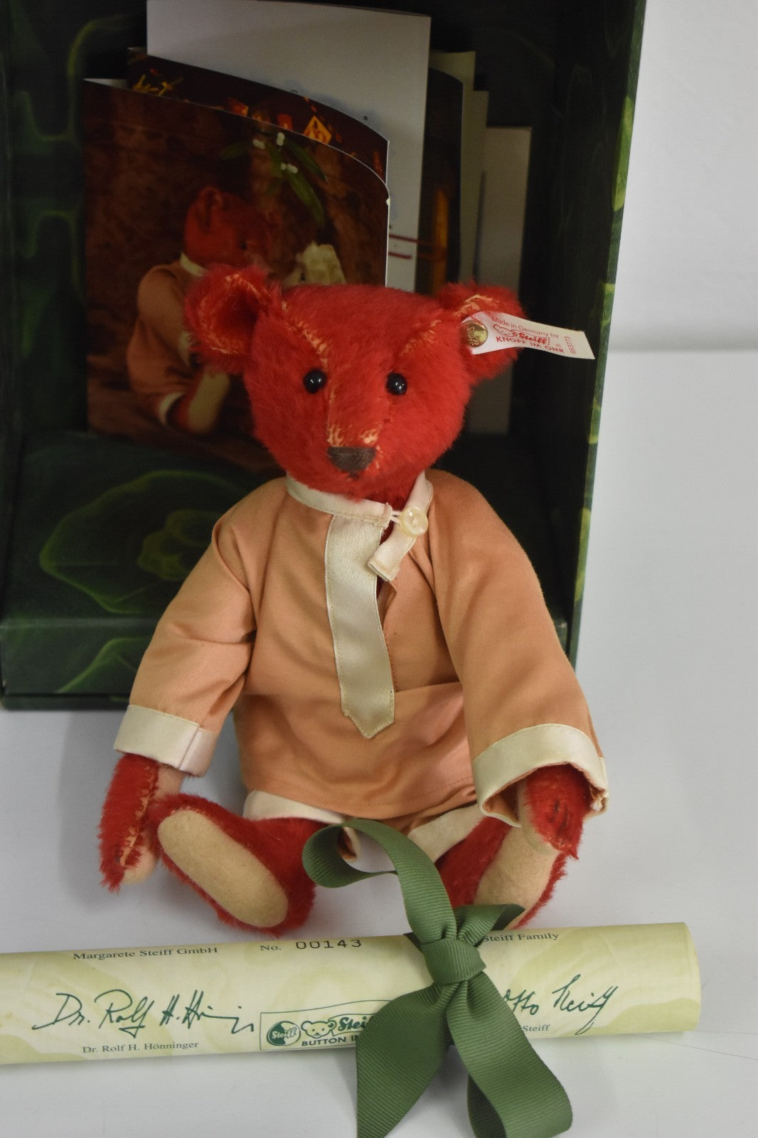 Steiff Baby Alfonzo Teddy Bear – Limited Edition 653773 – Boxed with Certificate