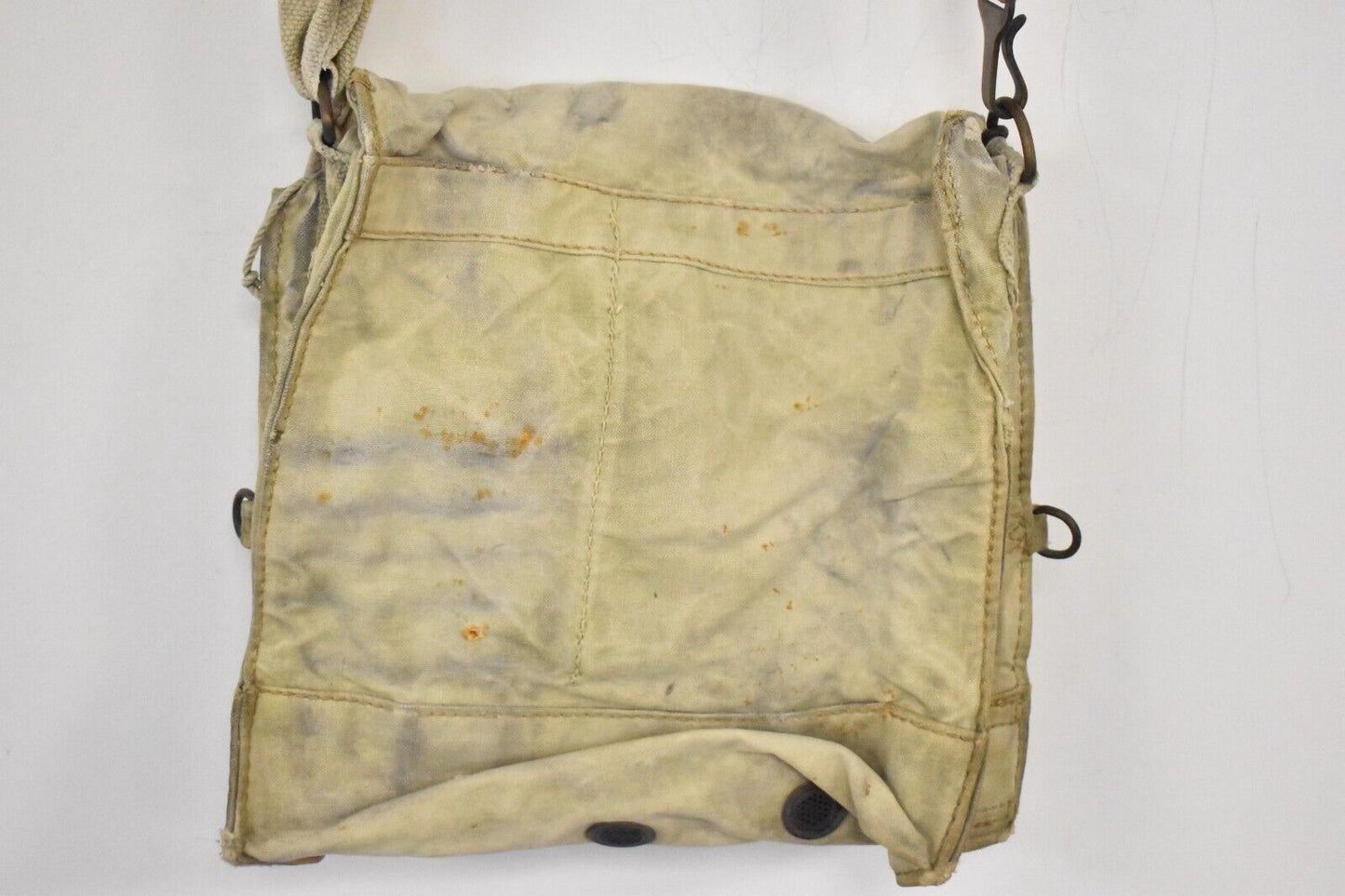 British Army WWII Gas Mask Bag – Respirator Haversack Mk V (Mark 5) – 1937 MECO