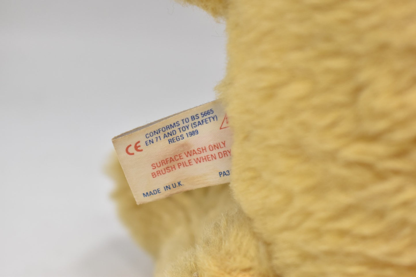 Vintage 1989 Deans Rag Book Co Mohair Teddy Bear Growler 38cm