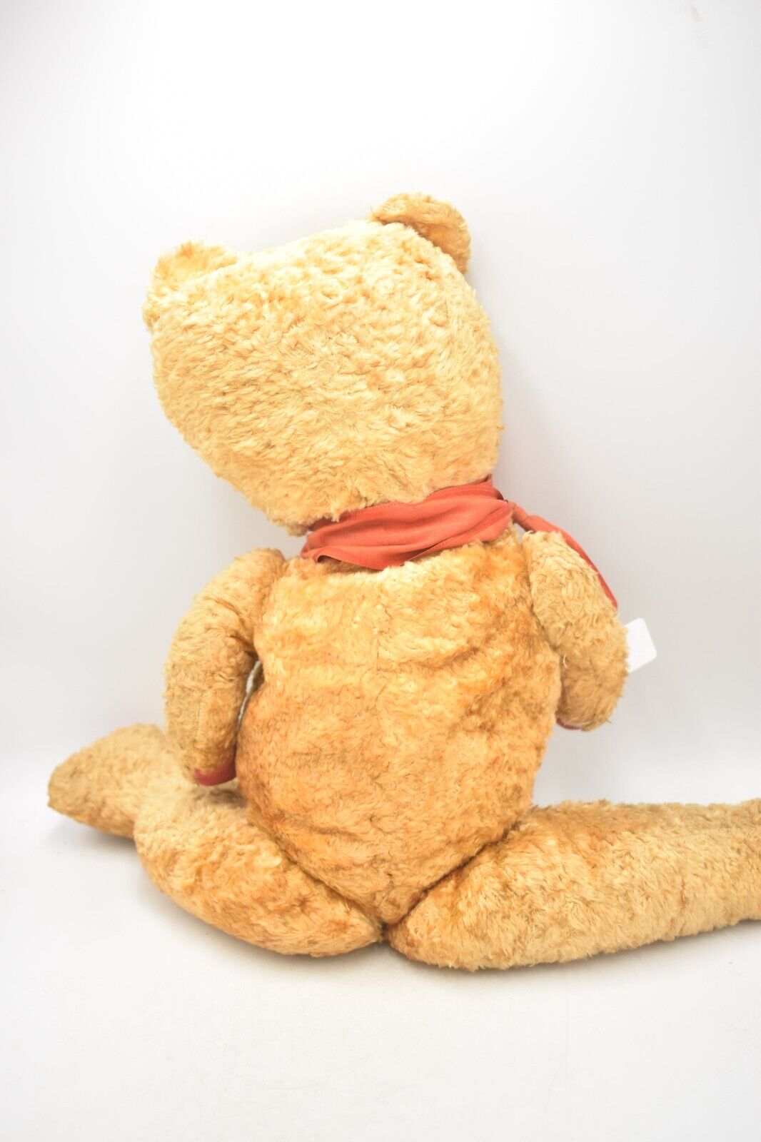 Vintage 1940s Mohair Teddy Bear – Fully Jointed, Wood Wool Stuffed – 54cm