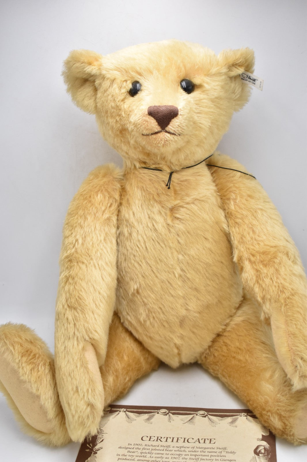 Steiff British Collector’s 1907 Replica Teddy Bear 0174/61 60cm 406102