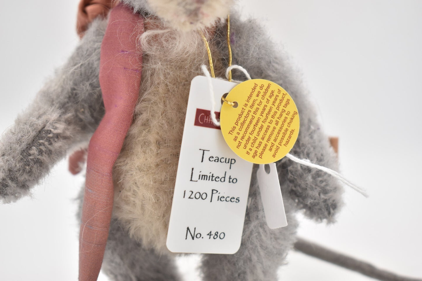 Charlie Bears Minimo Teacup Mouse – Limited Edition Retired Collectible
