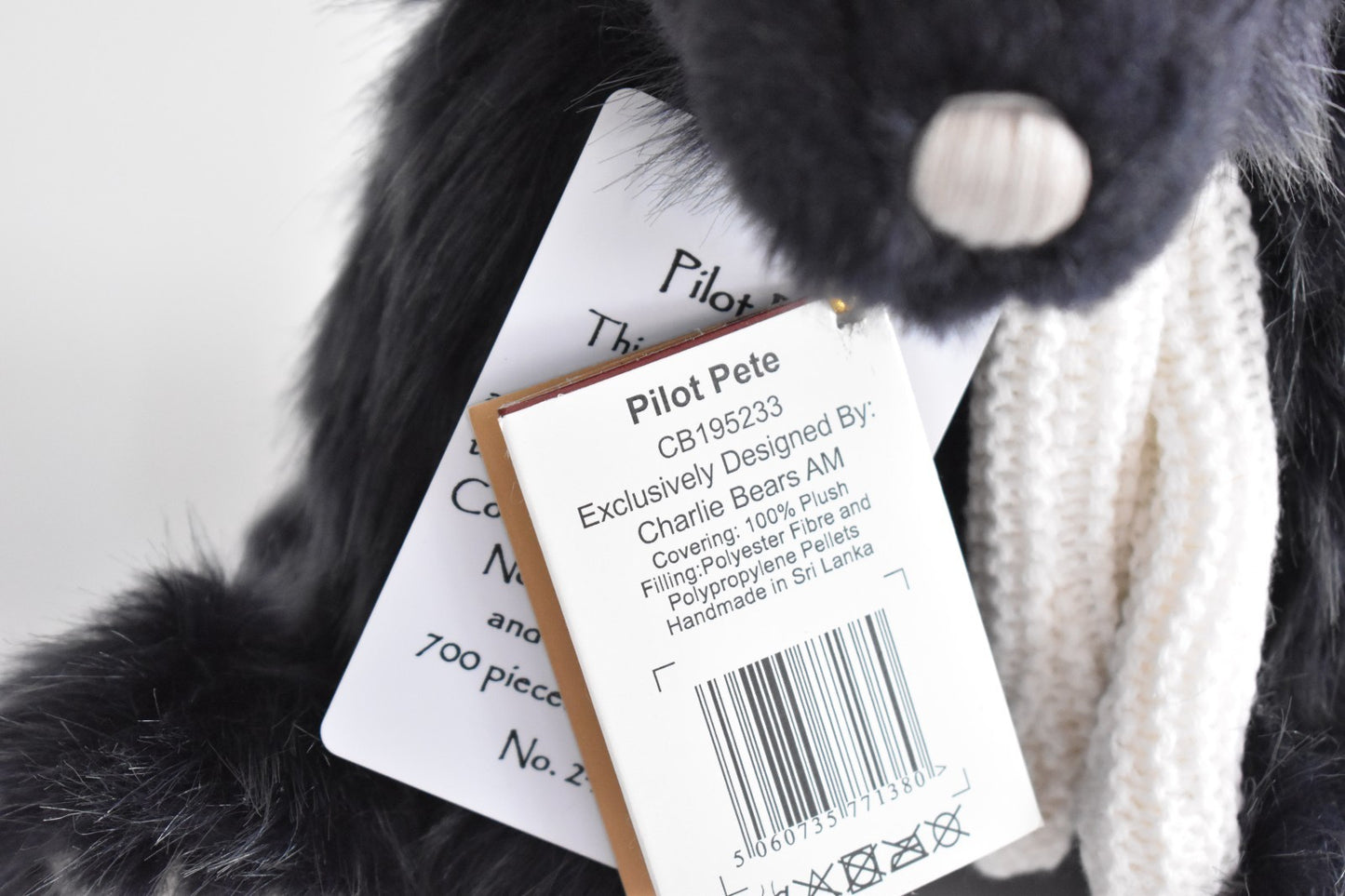Charlie Bears Pilot Pete – Limited Edition, Retired & Tagged