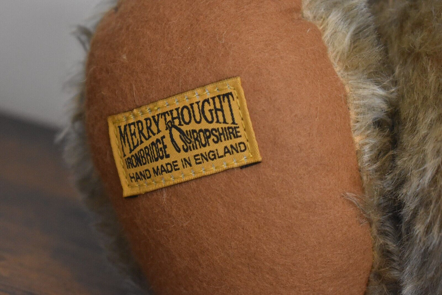 Merrythought Cheeky Teddy Bear – Centenary Large Limited Edition – Retired – Tag