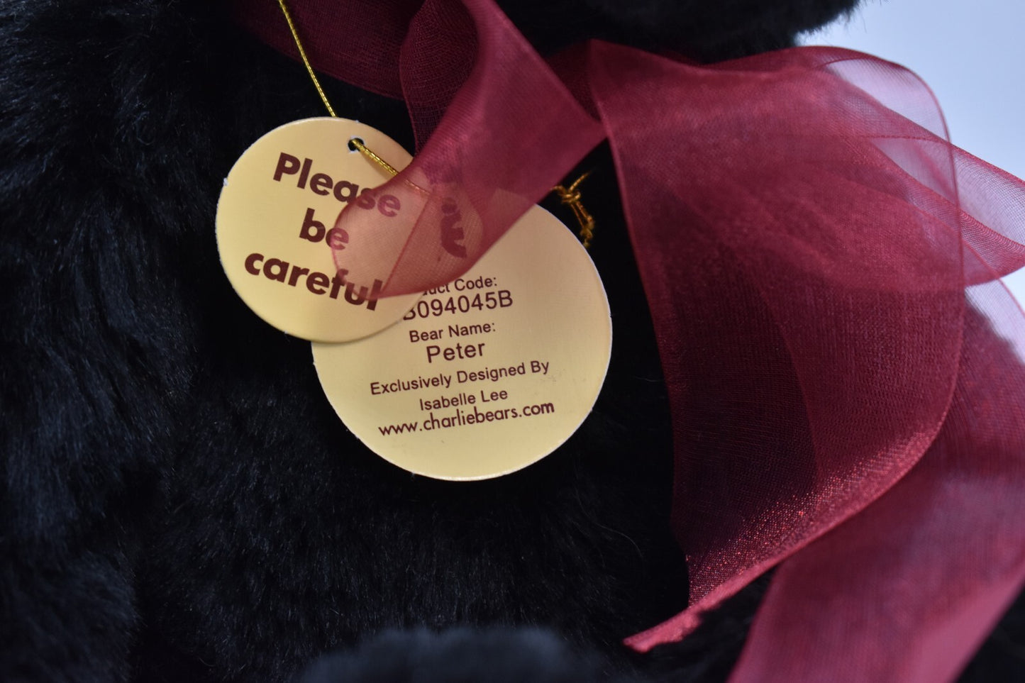 Charlie Bears Peter Retired & Tagged Isabelle Lee Designed