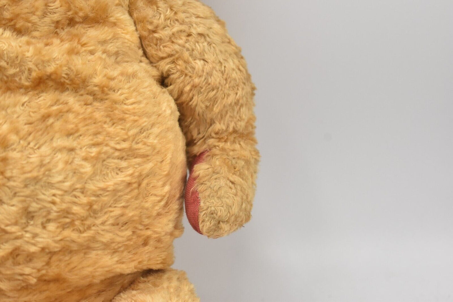Vintage 1940s Mohair Teddy Bear – Fully Jointed, Wood Wool Stuffed – 54cm