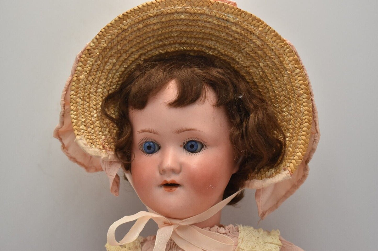 Antique Schoenau & Hoffmeister 1909-3 German Bisque Doll – Blue Sleeping Eyes