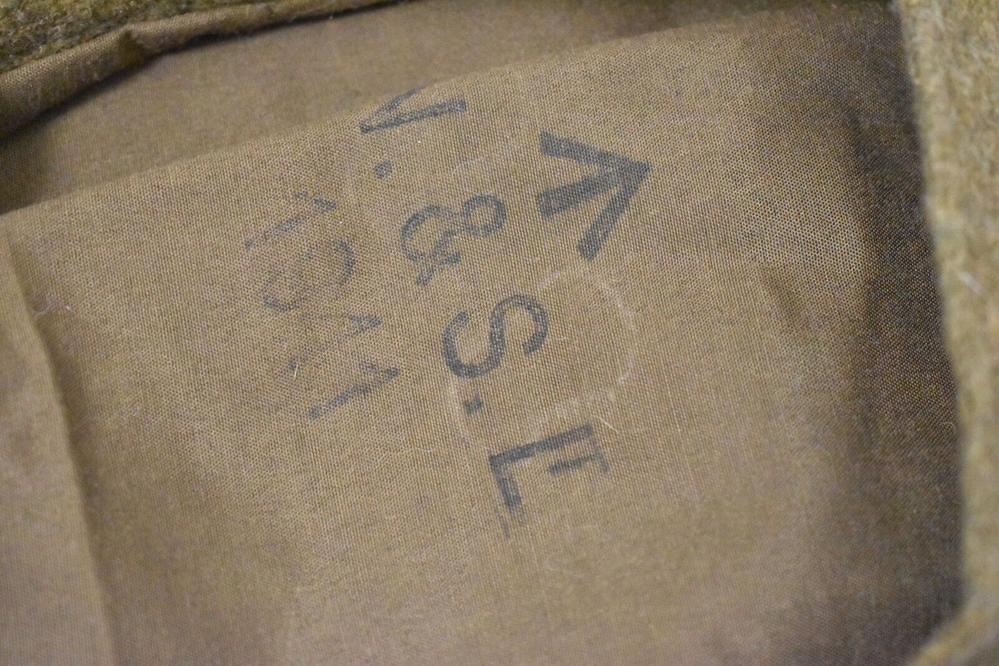 British Army WWII Officer Beret – 1941 Dated – Vintage Military Collectible