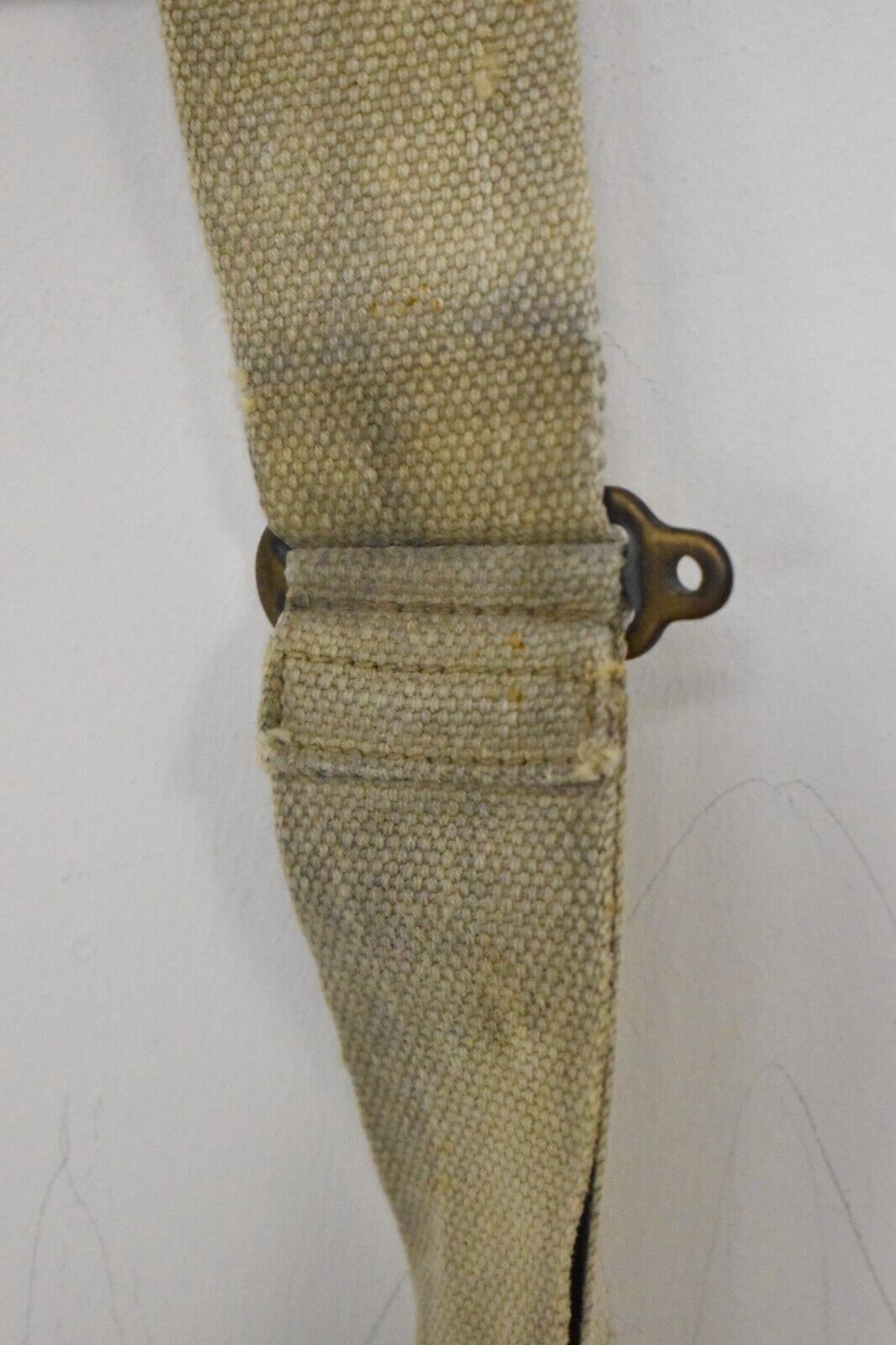British Army WWII Gas Mask Bag – Respirator Haversack Mk V (Mark 5) – 1937 MECO