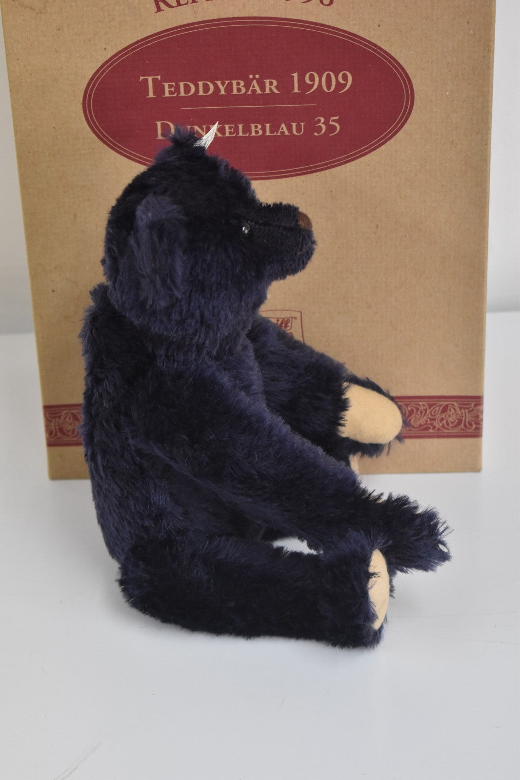 Steiff Dark Blue 1909 Replica Bear – 406508 – Limited Edition – Mohair