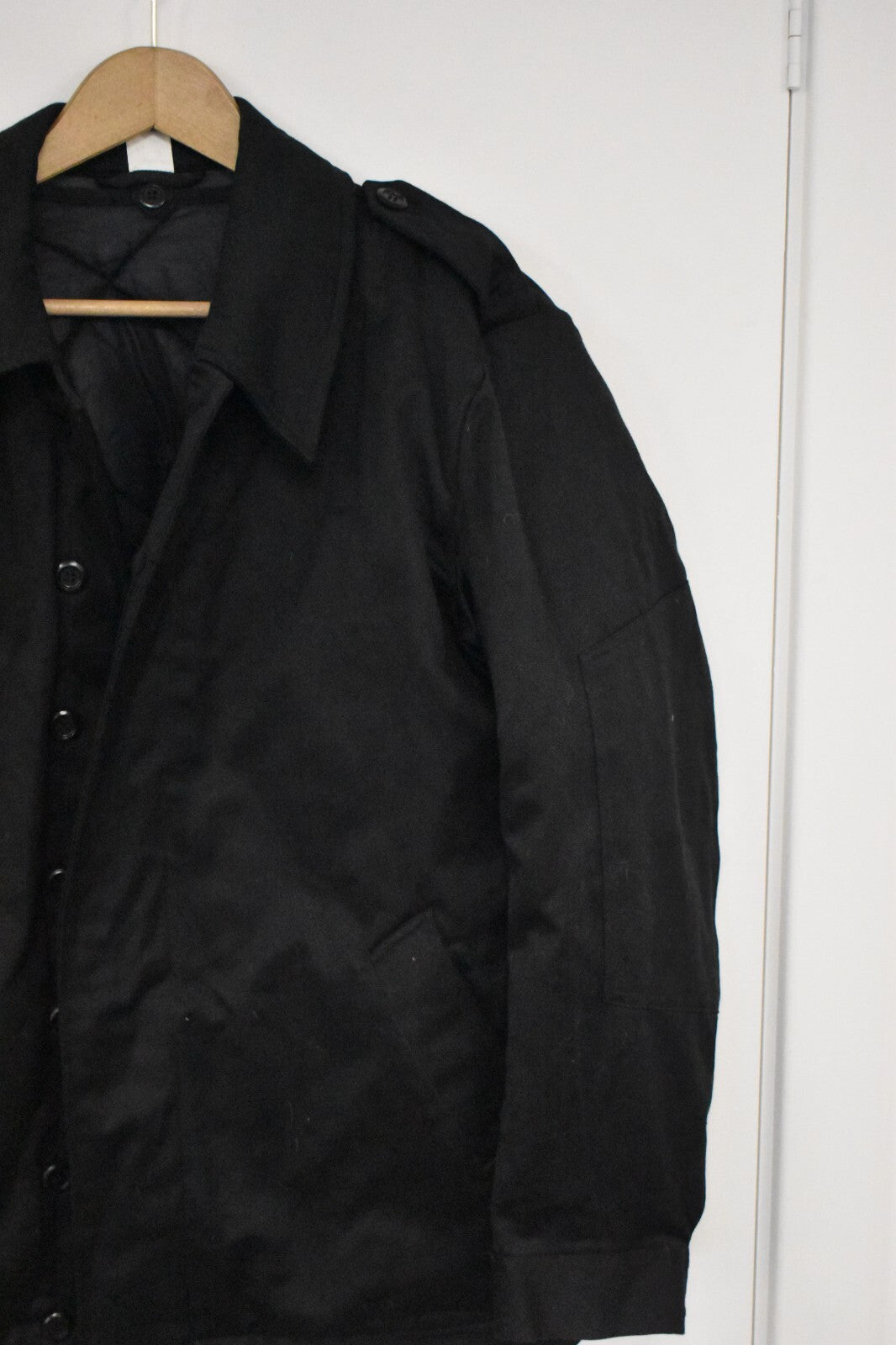 Polish Army GROM Special Forces Black Jacket – Size 42" Chest – Removable Liner