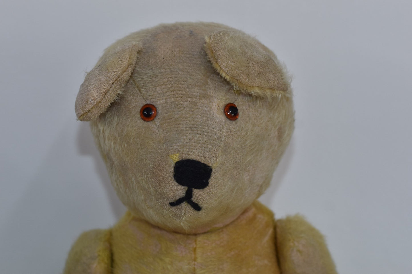 Vintage 1940s English Mohair Teddy Bear 60cm