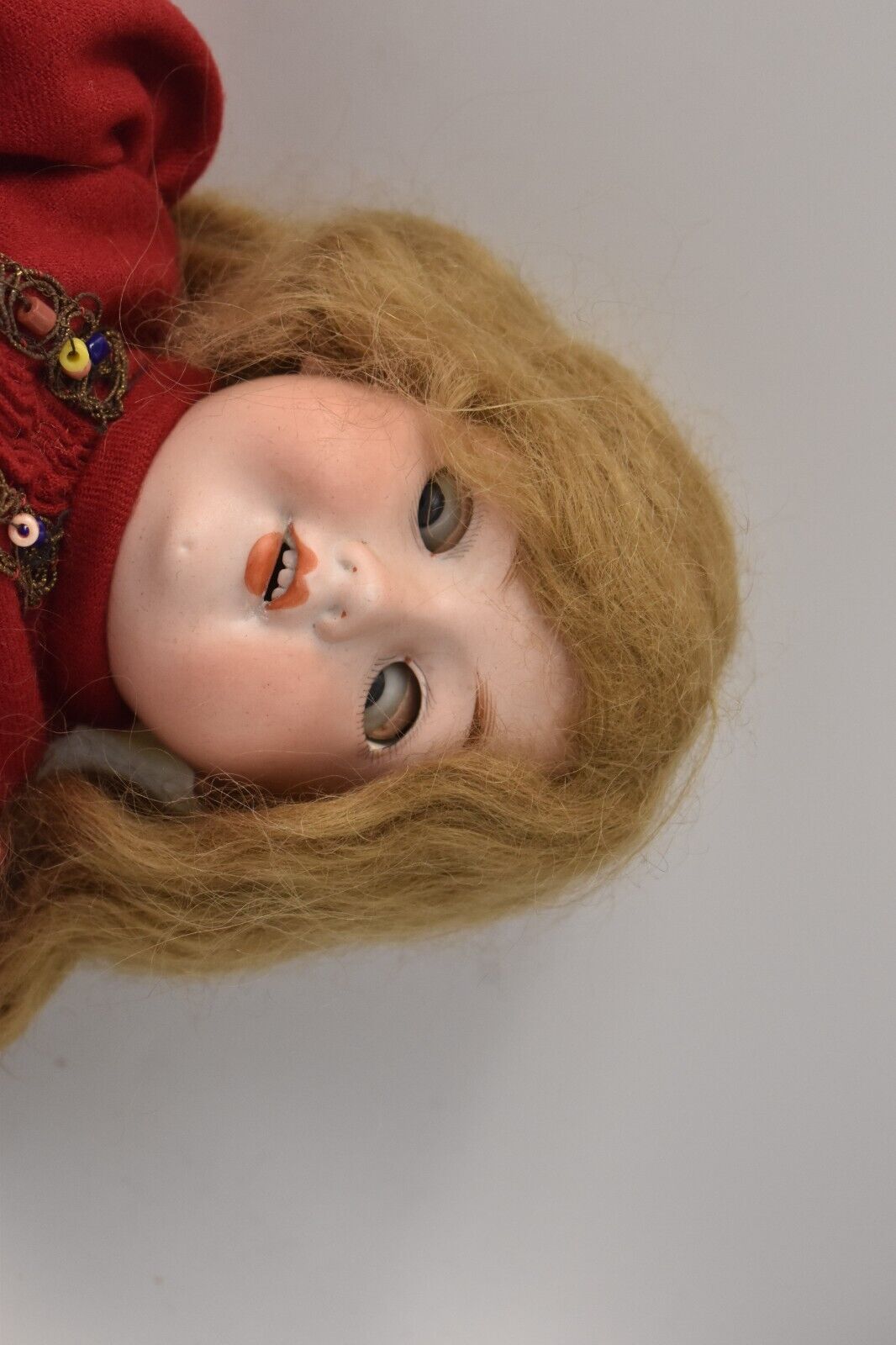 Antique Armand Marseille German 390 1 1/2 M Doll – Original Hair & Sleeping Eyes