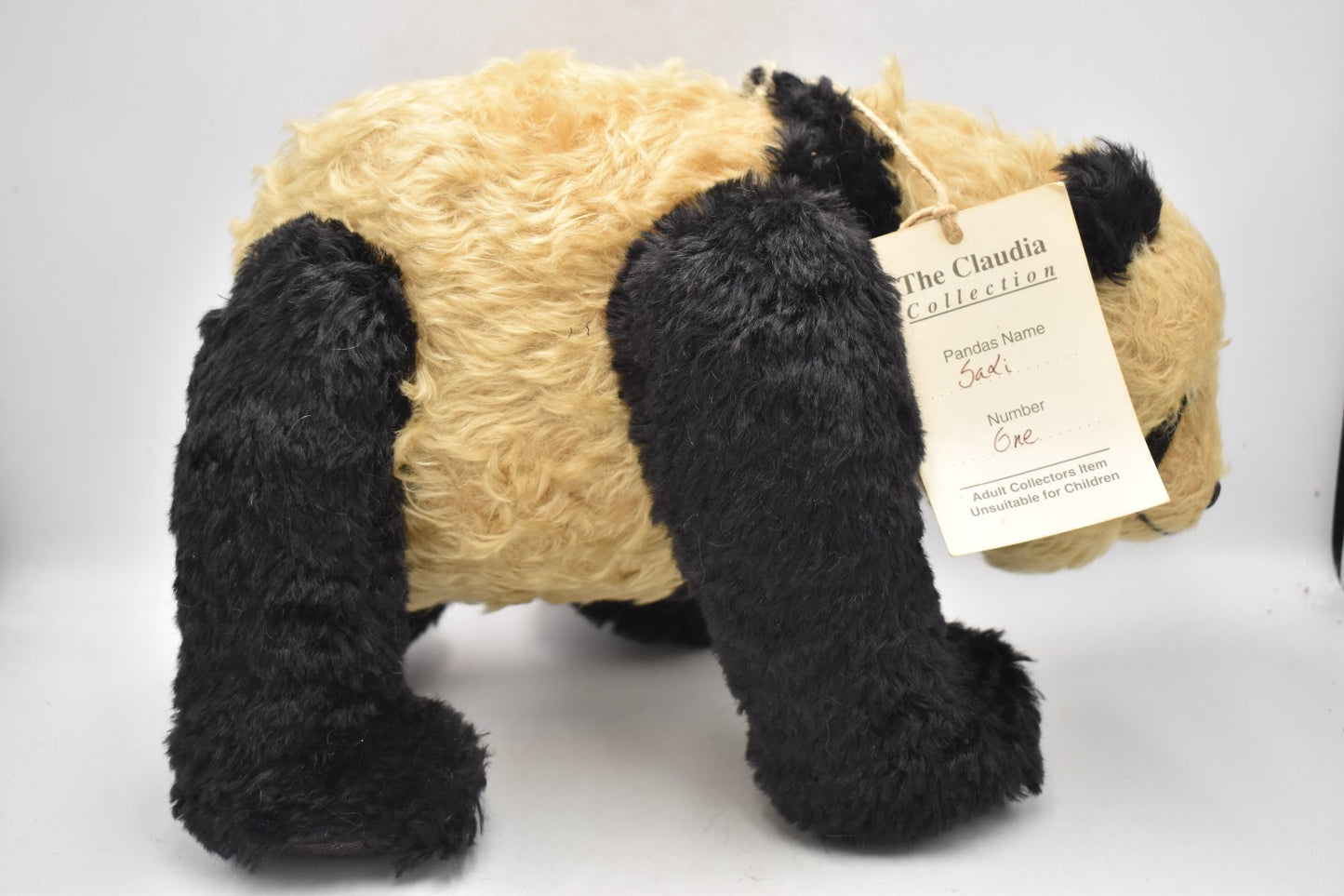 The Claudia Collection Artist Teddy Bear by Claudia Hawkins Sadi Panda OOAK