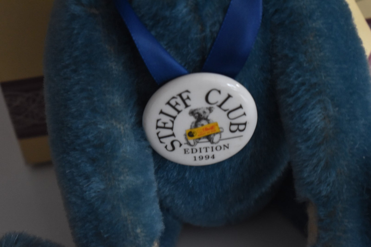 Steiff Club Edition Bear 1994 – 1908 Replica Blue – Limited Edition 420047