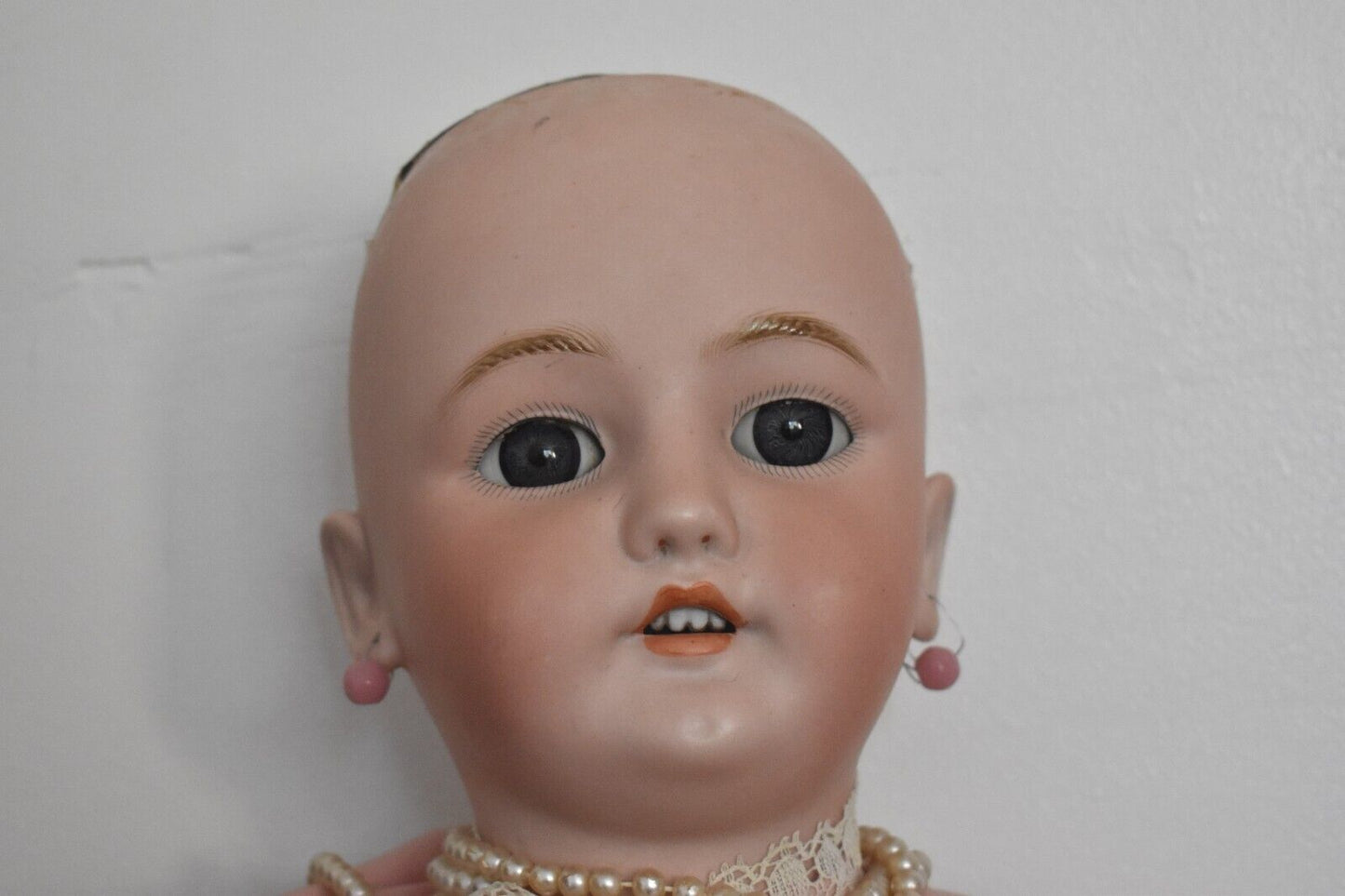 Antique CM Bergmann Simon & Halbig 13 1/2 Bisque Composite Girl Doll