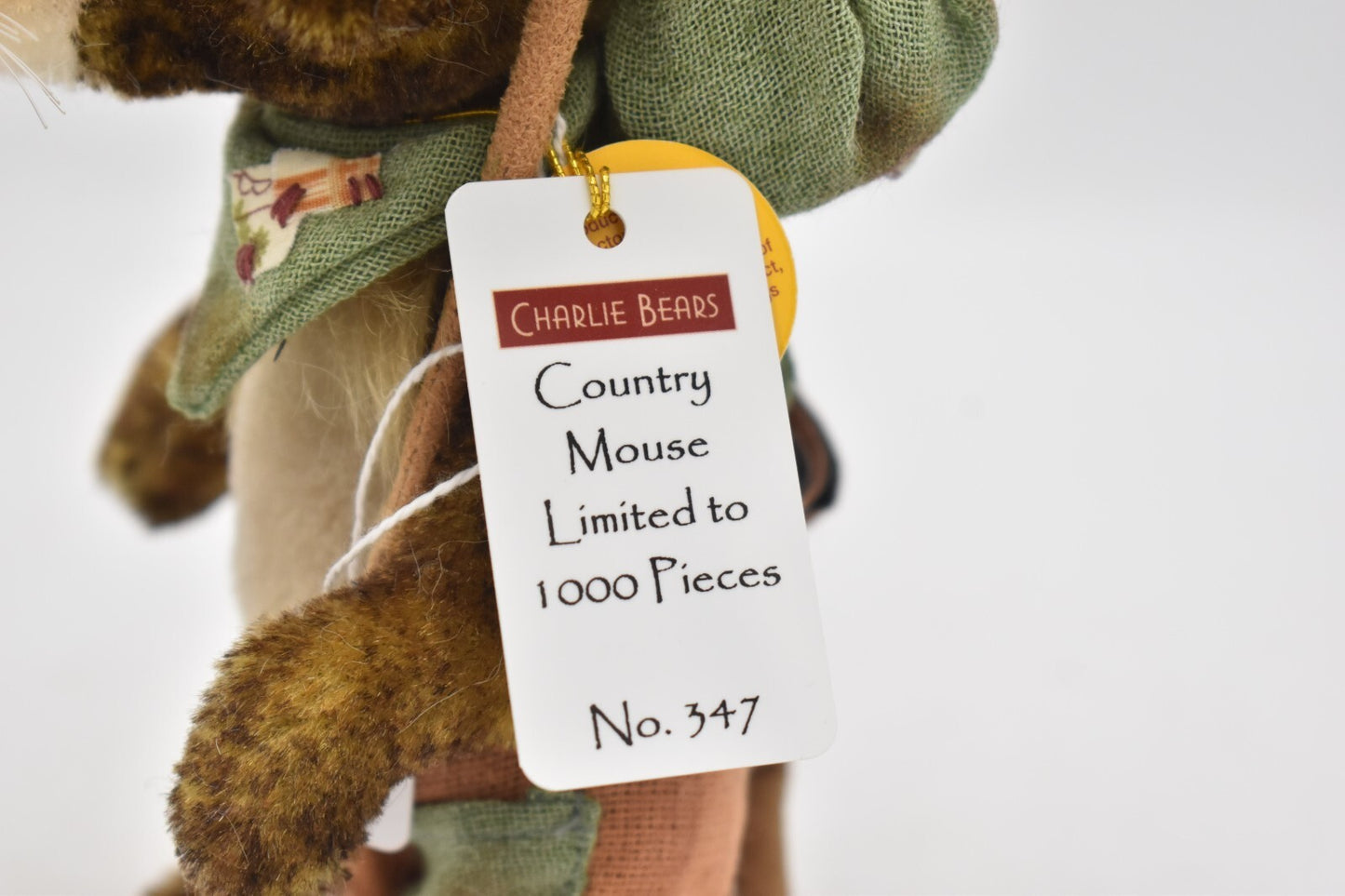 Charlie Bears Minimo Country Mouse – Limited Edition Retired Collectible