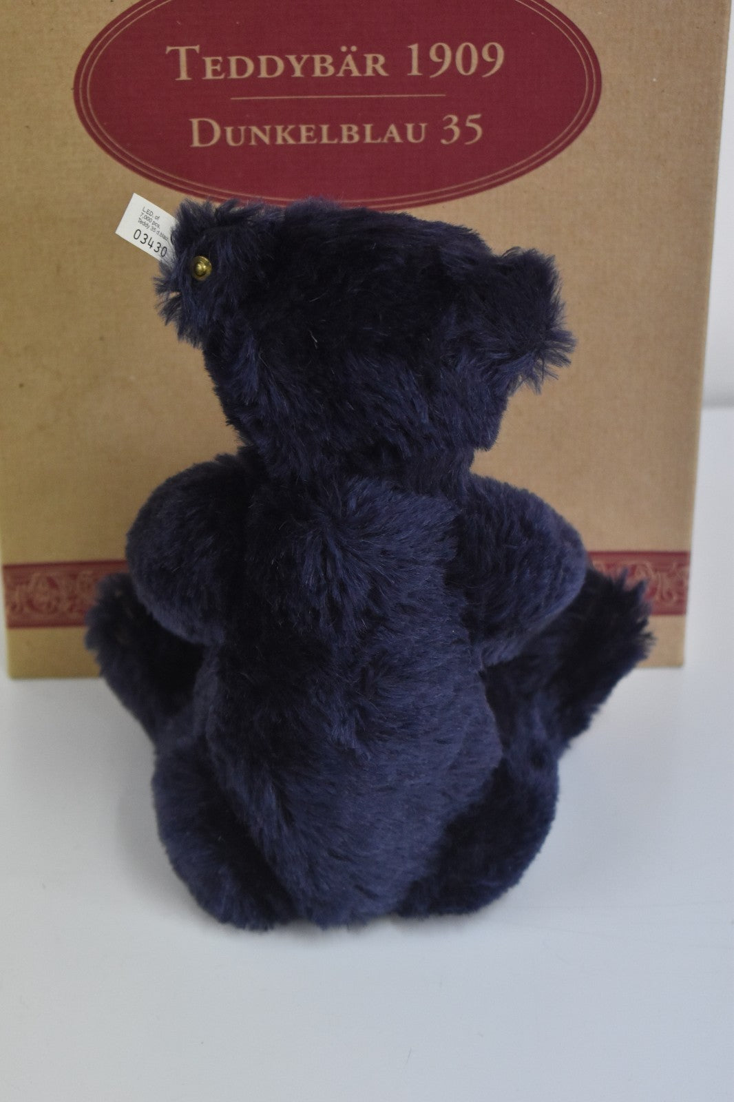 Steiff Dark Blue 1909 Replica Bear – 406508 – Limited Edition – Mohair
