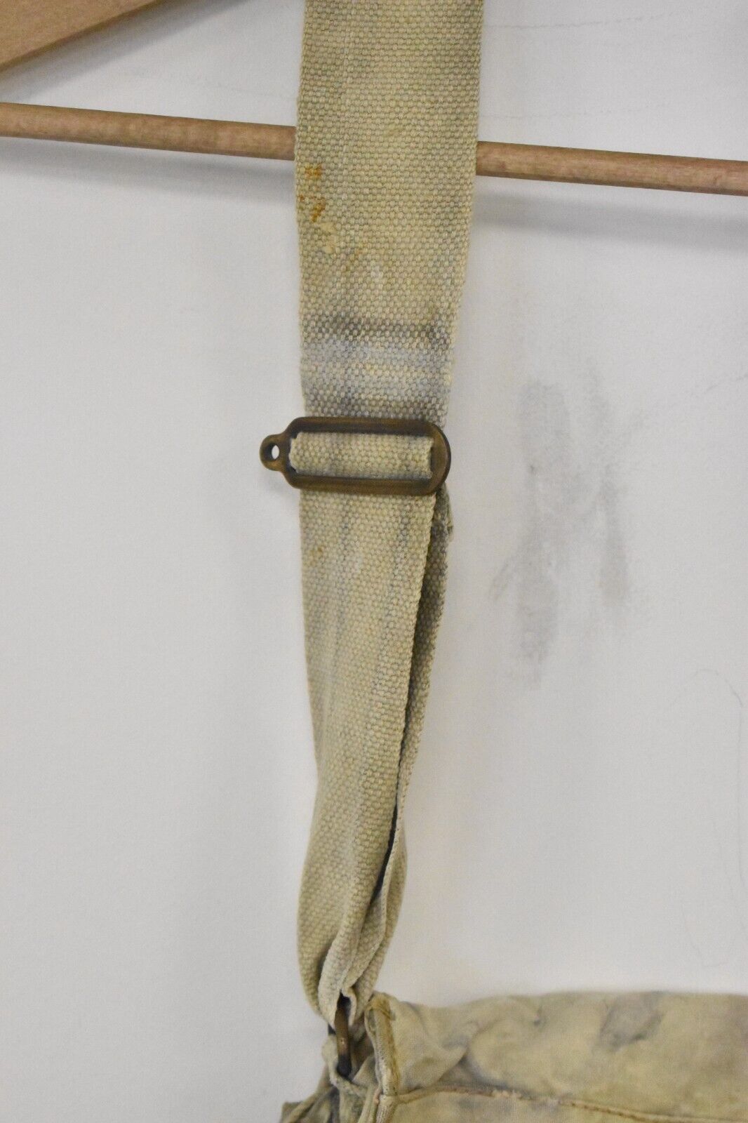 British Army WWII Gas Mask Bag – Respirator Haversack Mk V (Mark 5) – 1937 MECO