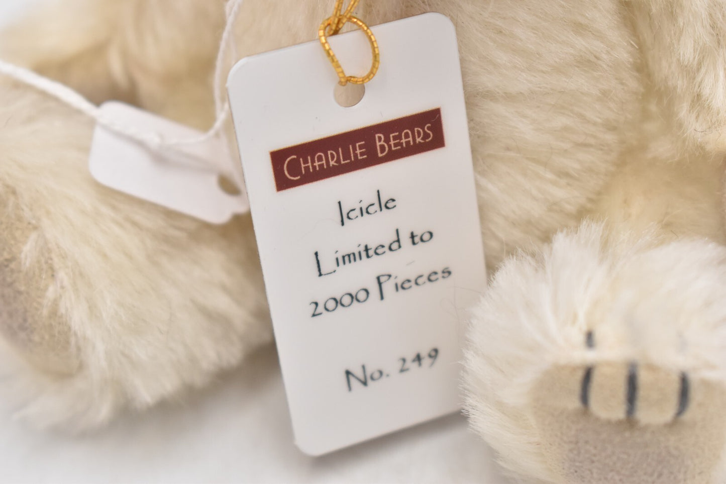 Charlie Bears Icicle Minimo Retired Mohair LE 249/2000 Isabelle Lee Tagged