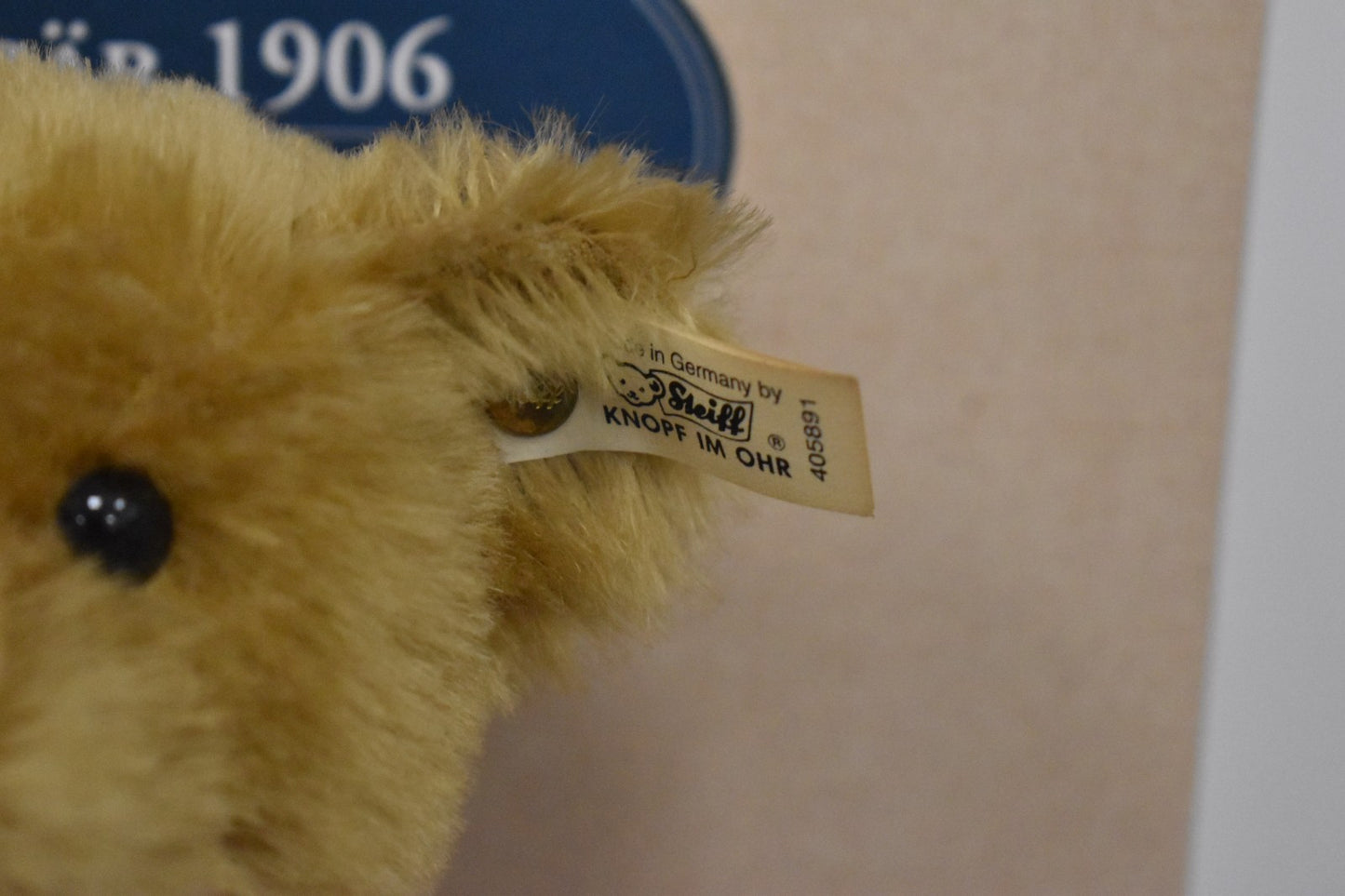 Steiff 1906 Blonde 1994 Replica Teddy Bear 405891 Limited Edition