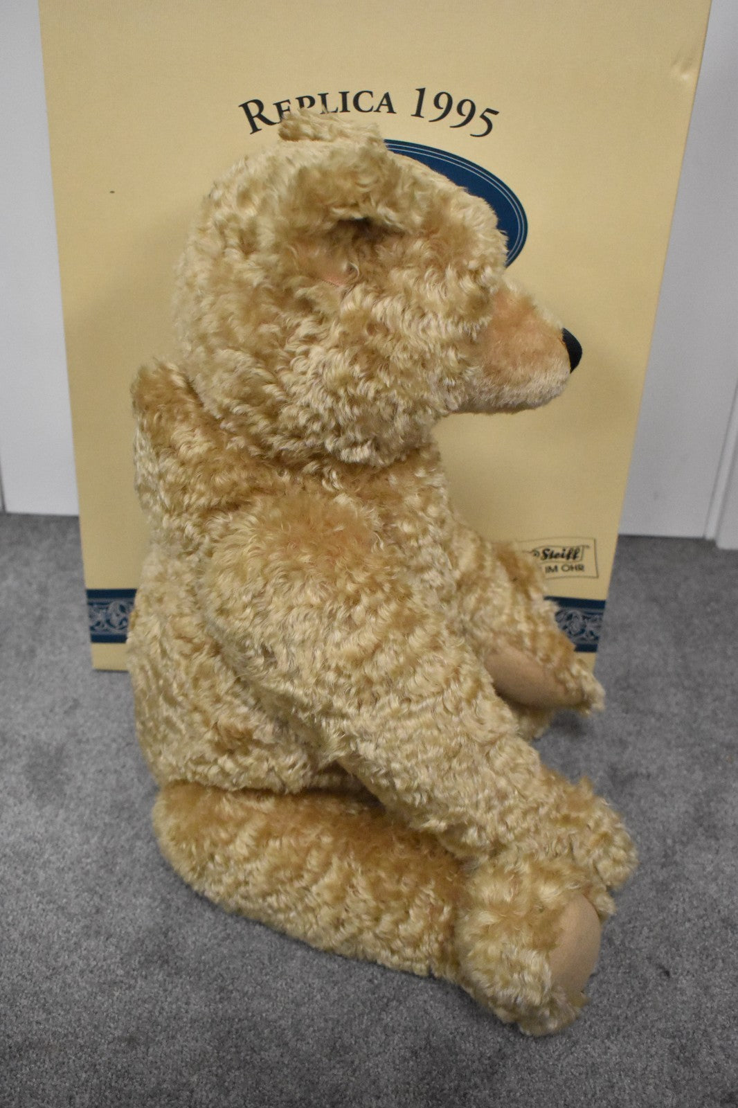 Steiff Teddy Bear 1909 Blonde 65 Replica 1995 406058 Limited Edition