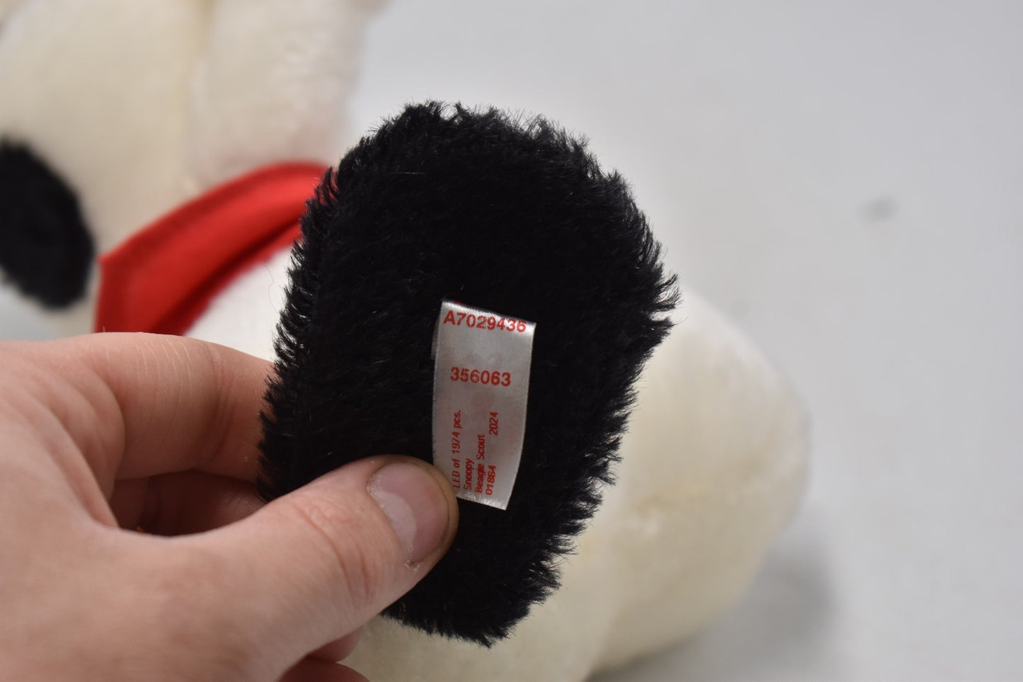 Steiff Snoopy Beagle Scout 50th Anniversary Limited Edition 356063 26cm