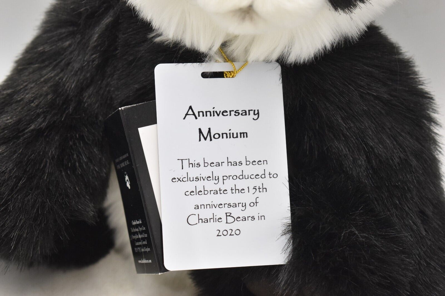 Charlie Bears Anniversary Monium Retired Tagged Isabelle Lee Design