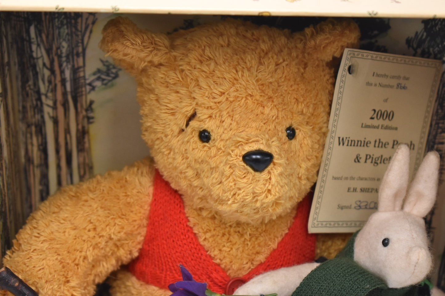 Gabrielle Designs Winnie The Pooh & Piglet Pooh Sticks Limited Edition