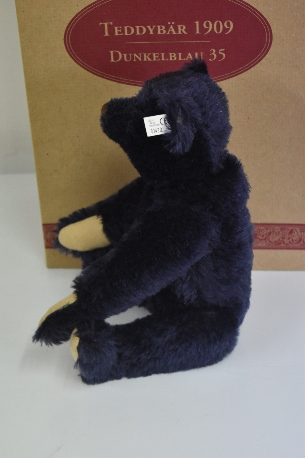 Steiff Dark Blue 1909 Replica Bear – 406508 – Limited Edition – Mohair