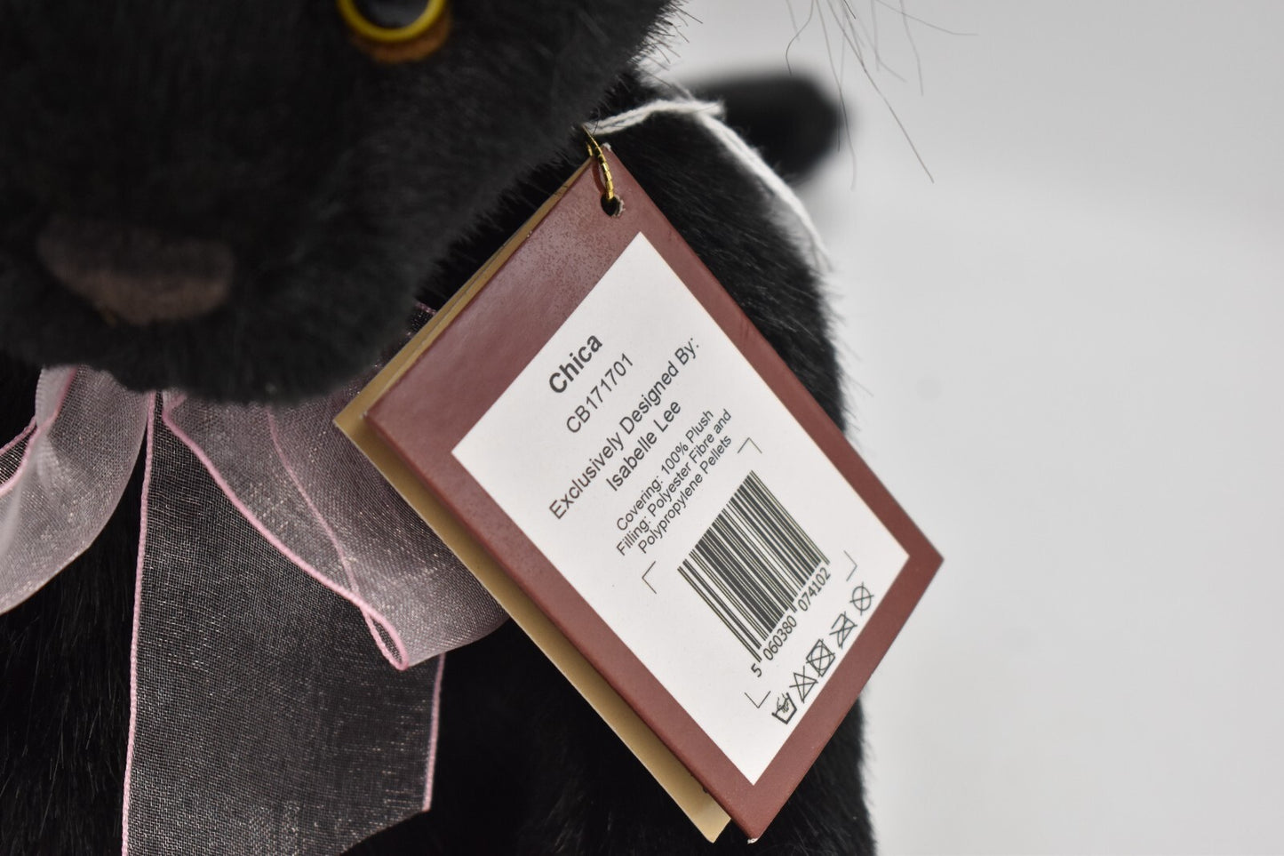 Charlie Bears Chica Black Panther Retired Isabelle Lee Tagged