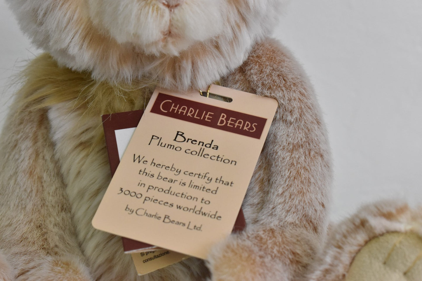 Charlie Bears Brenda – Retired Tagged Limited Edition – Isabelle Lee