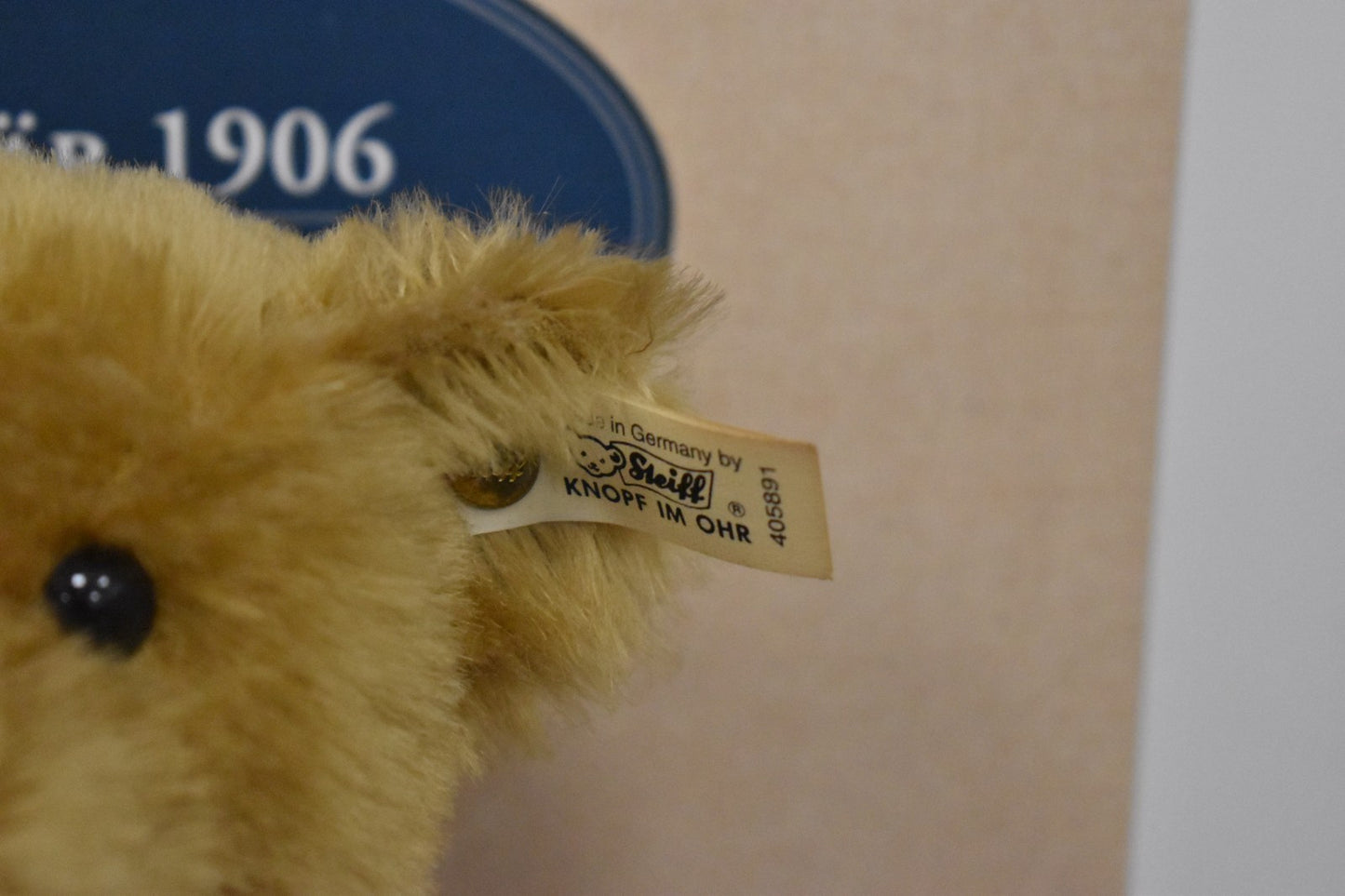 Steiff 1906 Blonde 1994 Replica Teddy Bear 405891 Limited Edition