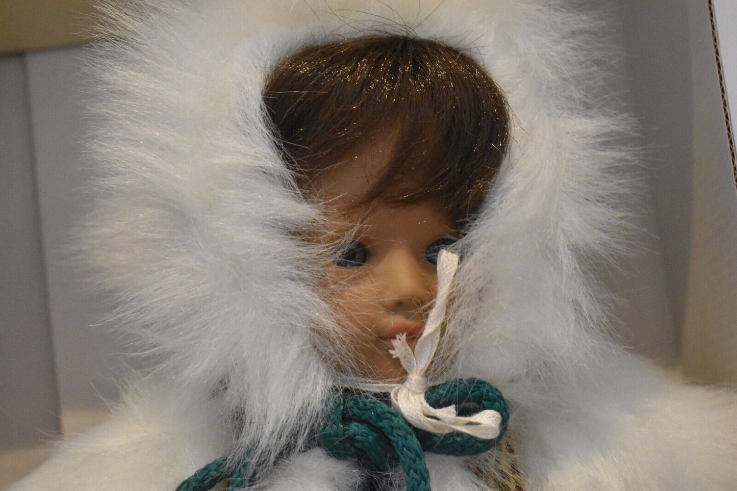 D'Azucar Native Alaskan Eskimo Doll Hard Plastic Spanish Doll Boxed