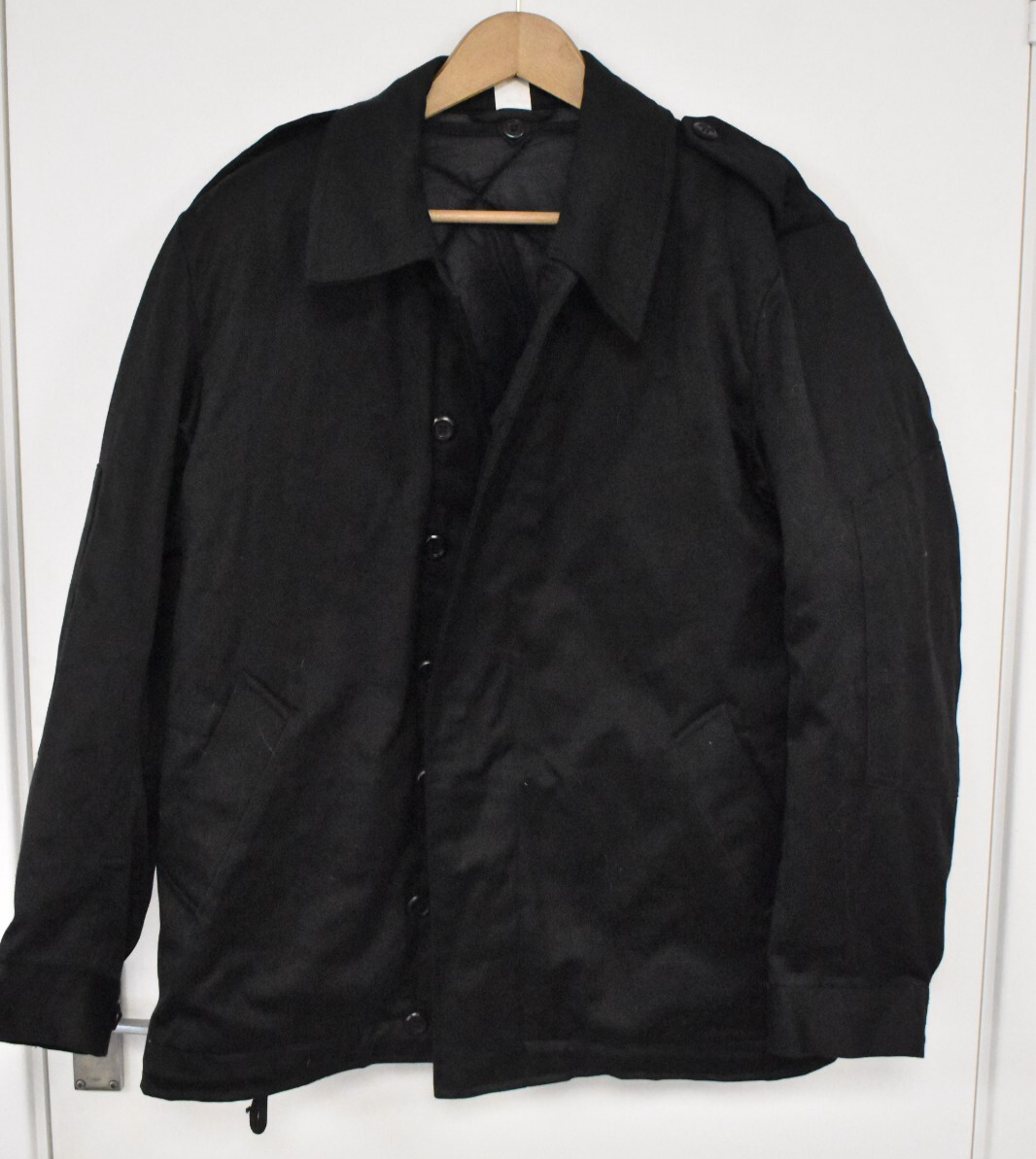 Polish Army GROM Special Forces Black Jacket – Size 42" Chest – Removable Liner