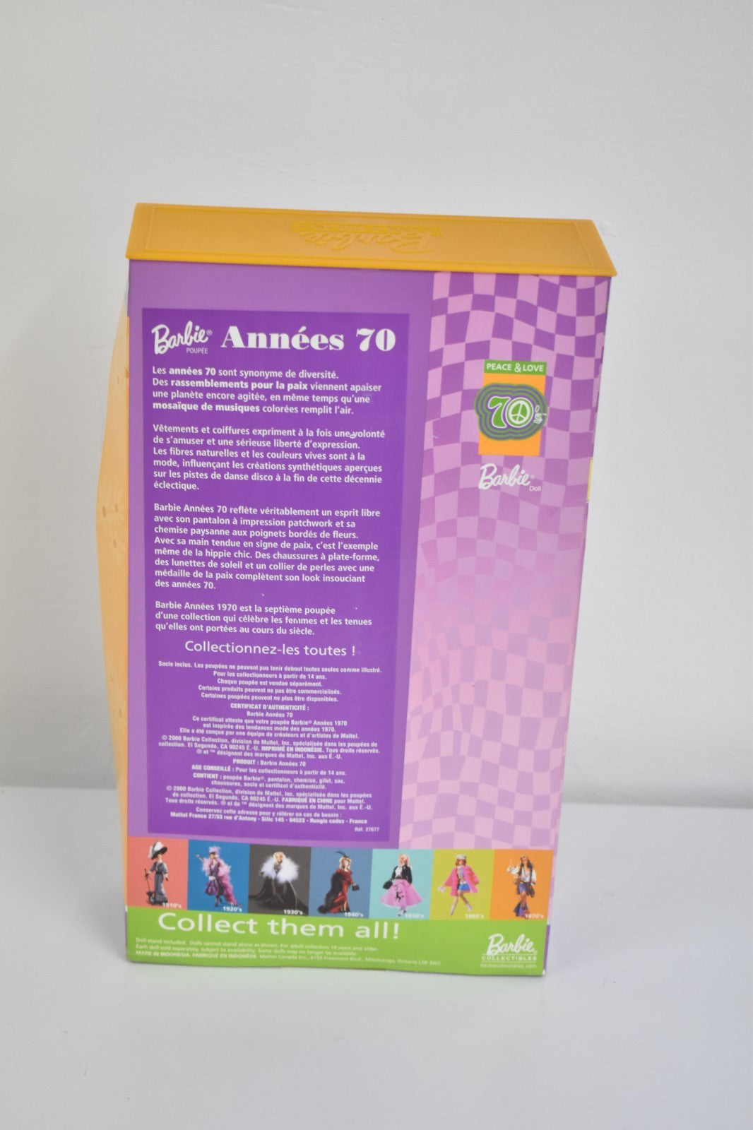 Barbie Peace and Love 70's Collector Edition Hippie Mattel # 27677