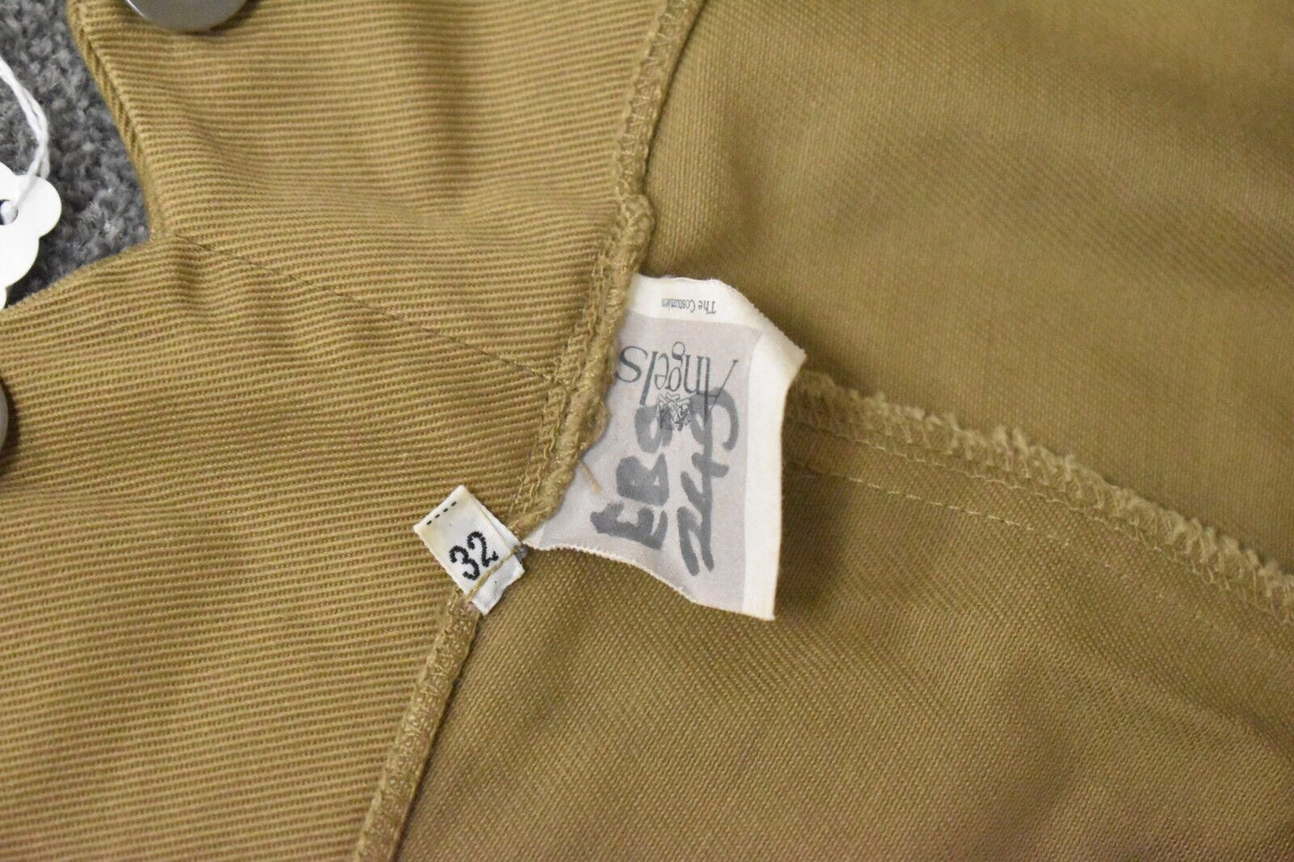 Angels The Costumiers WWII British Military Khaki Drill Trousers – 32" Waist