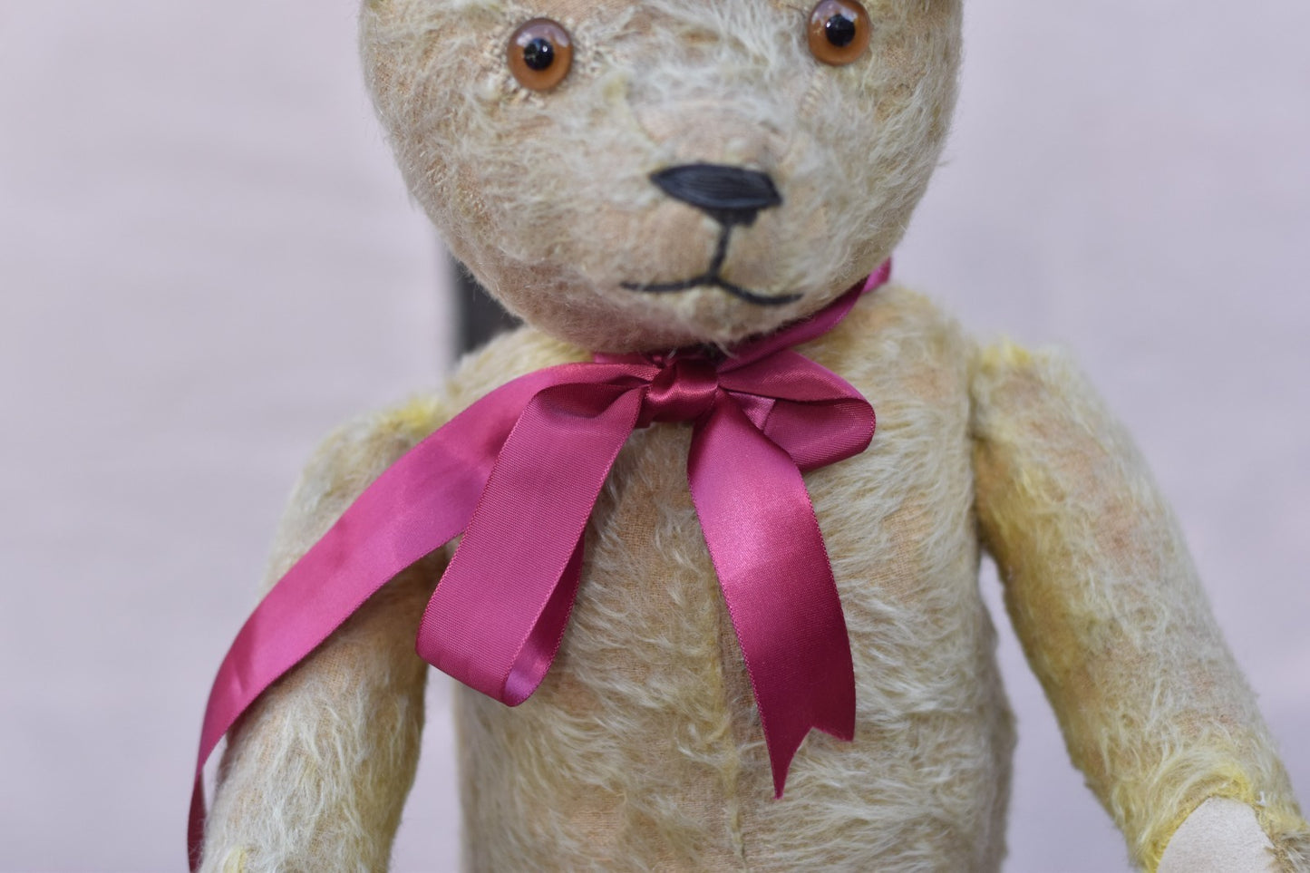 Vintage 1940s Chiltern Mohair Teddy Bear 52cm, Fully Jointed English Collectible