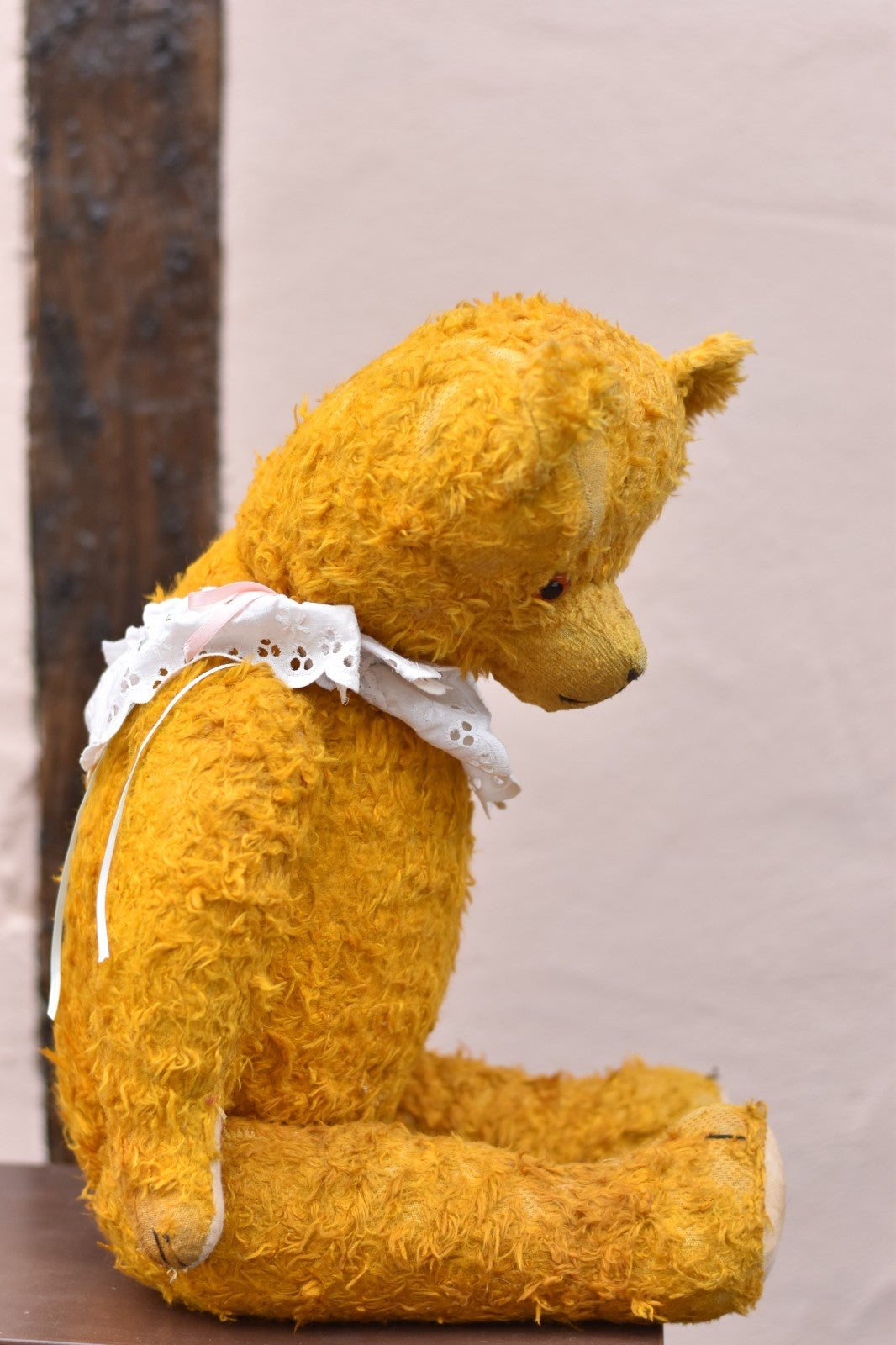 Vintage 1930s German Silk Plush Teddy Bear 52cm, Fully Jointed, Collectible