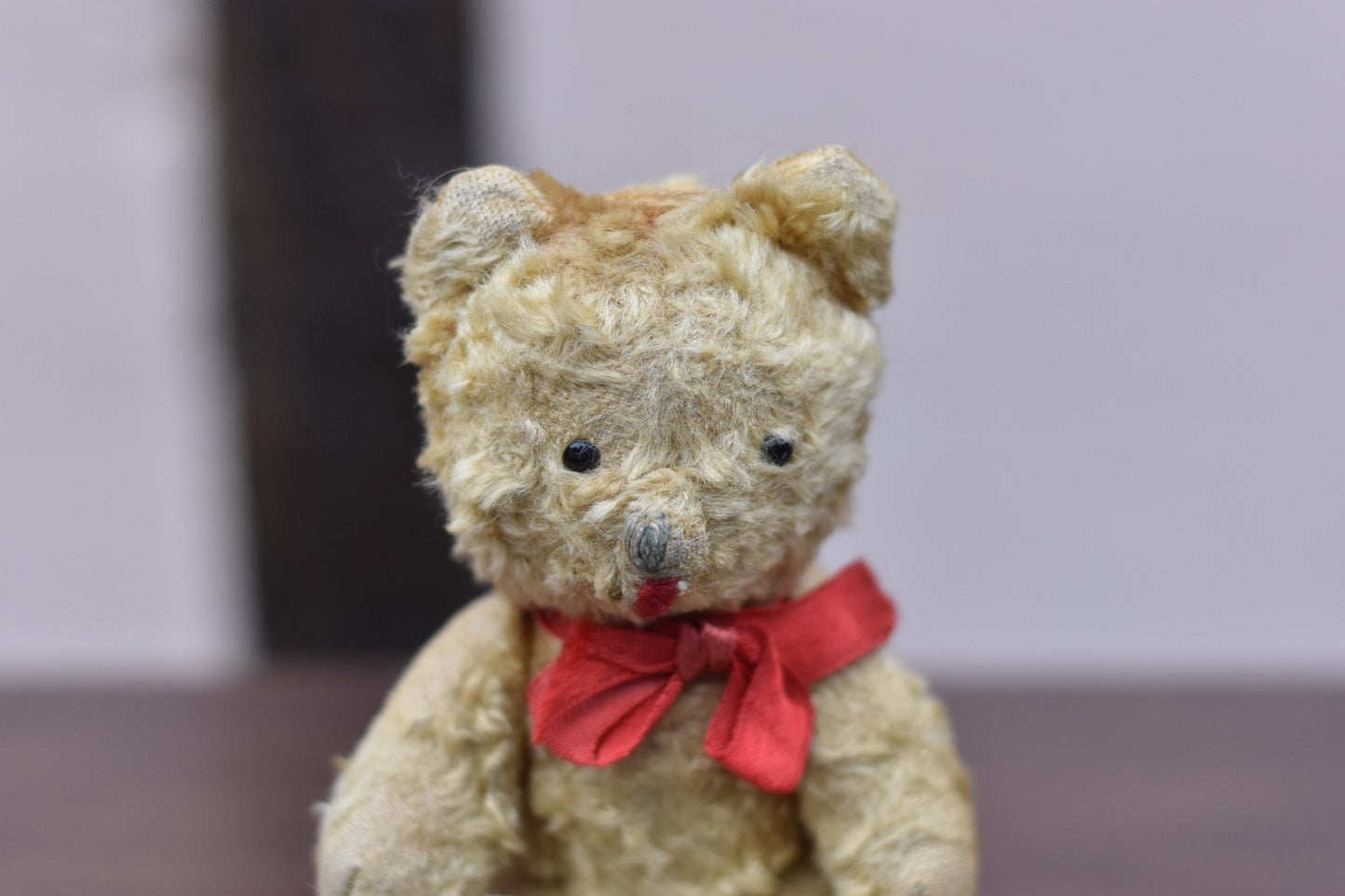 Vintage 1960s European Silk Plush Teddy Bear 16cm, Collectible