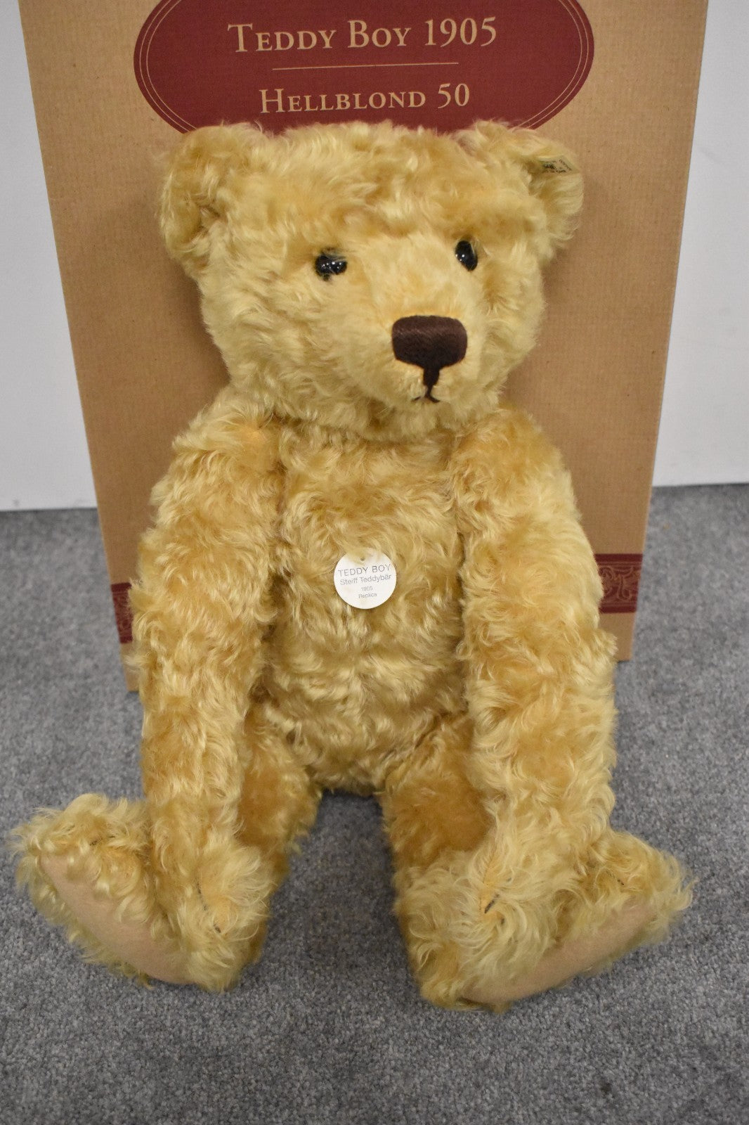 Steiff Teddy Boy Bear Replica 1905 – Limited Edition #1981/6000 – 404320 – Boxed