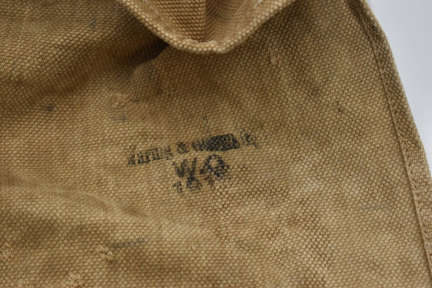 WWI British Army 1908 Pattern 1916 Dated Webbing Large Pack Haversack