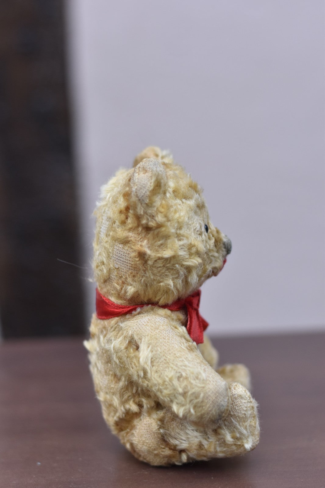 Vintage 1960s European Silk Plush Teddy Bear 16cm, Collectible