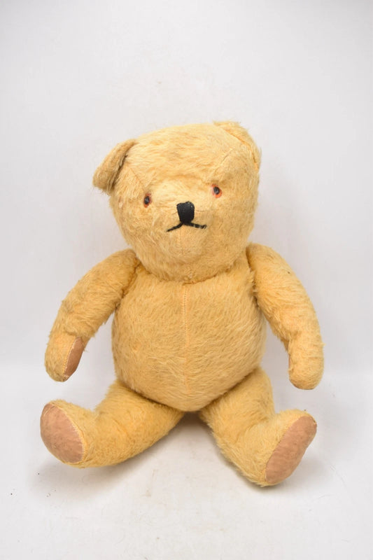 Vintage 1950s English Mohair Teddy Bear Fully Jointed 46cm