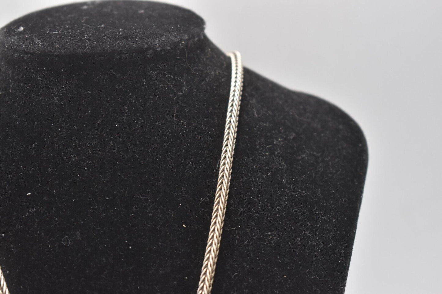 Vintage Art Nouveau Revival Sterling Silver Quartz & Amethyst Pendant Necklace