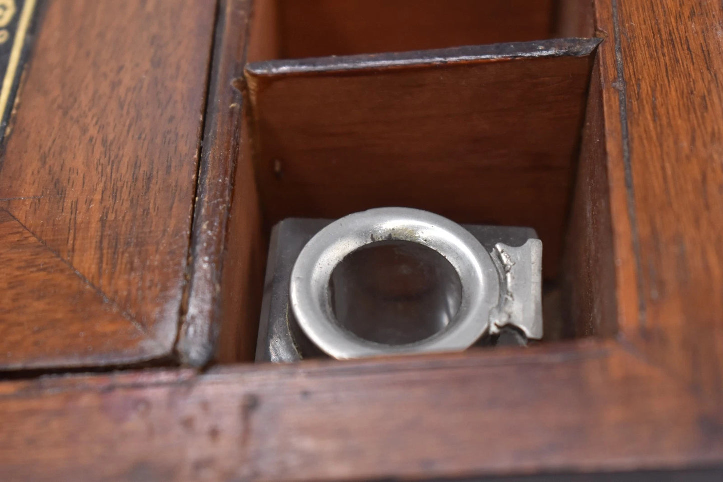 Antique Victorian Burr Walnut Writing Slope – 30x22x16cm