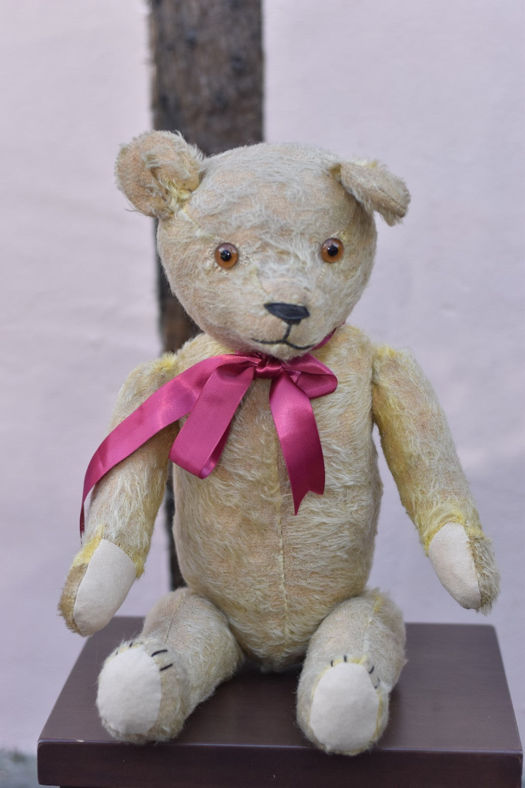 Vintage 1940s Chiltern Mohair Teddy Bear 52cm, Fully Jointed English Collectible