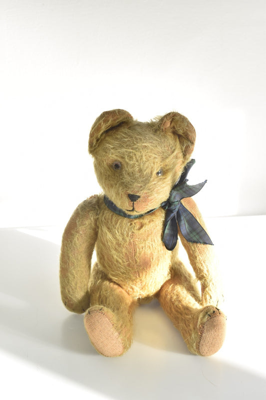 Vintage 1940s English Mohair Teddy Bear 30cm